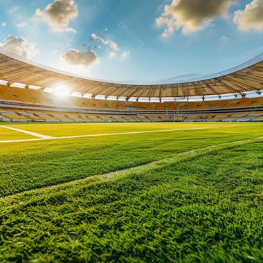 Imagem de estadio de futebol para composição