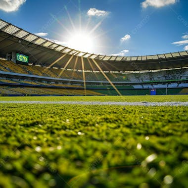 Imagem de estadio de futebol para composição