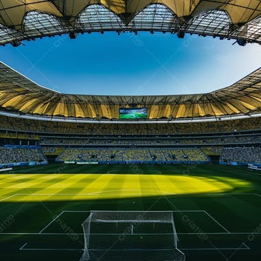 Imagem de estadio de futebol para composição