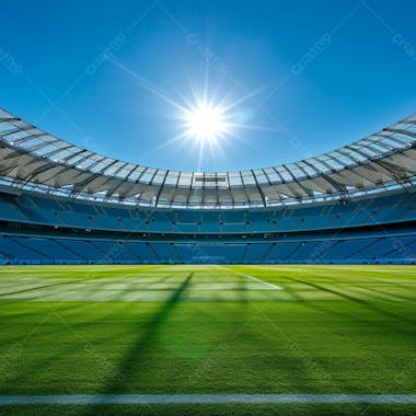 Imagem de estadio de futebol para composição