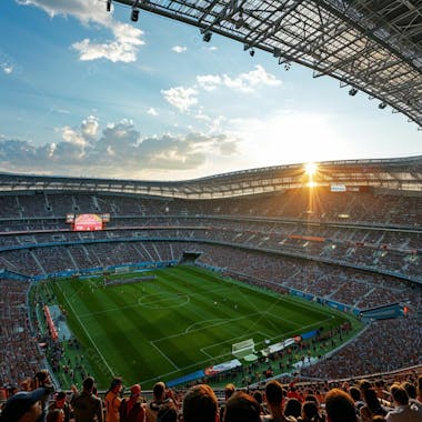 Imagem de estadio de futebol para composição