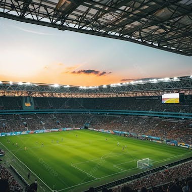 Imagem de estadio de futebol para composição