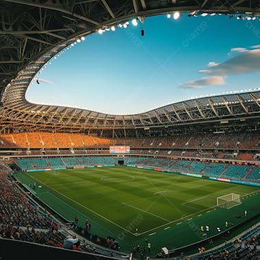 Imagem de estadio de futebol para composição