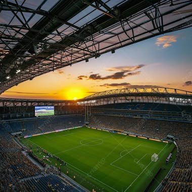 Imagem de estadio de futebol para composição