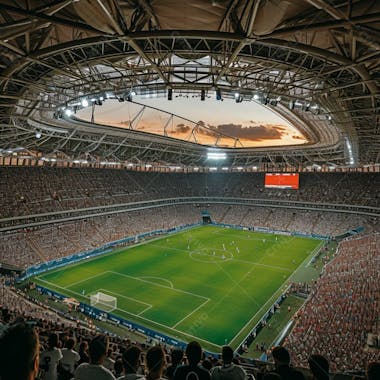 Imagem de estadio de futebol para composição