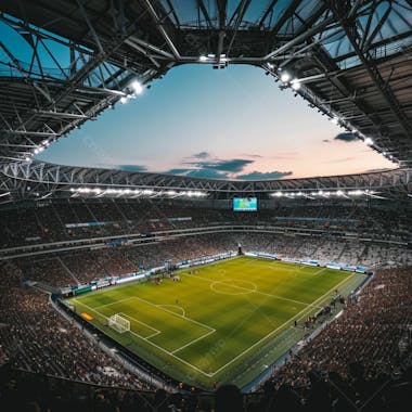 Imagem de estadio de futebol para composição