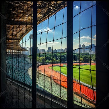 Imagem de estadio de futebol para composição