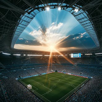 Imagem de estadio de futebol para composição