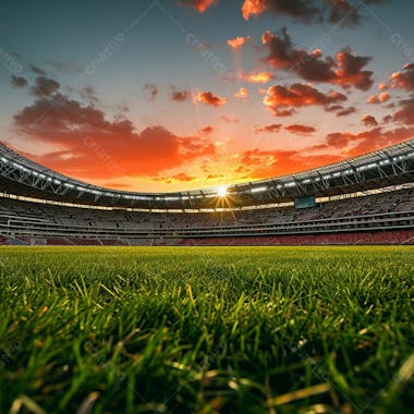 Imagem de estadio de futebol para composição