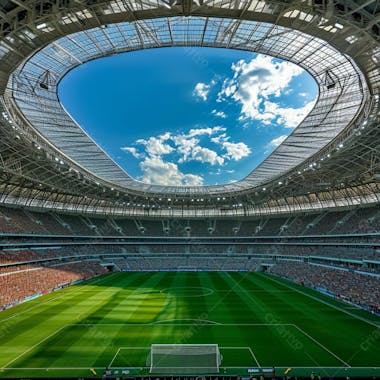 Imagem de estadio de futebol para composição