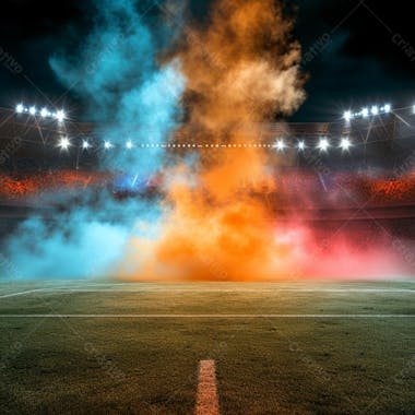 Imagem de estadio de futebol para composição