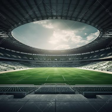 Imagem de estadio de futebol para composição