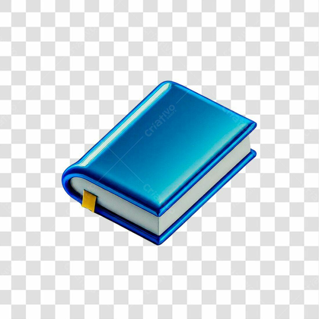 Icone Livro Azul PNG com fundo transparente