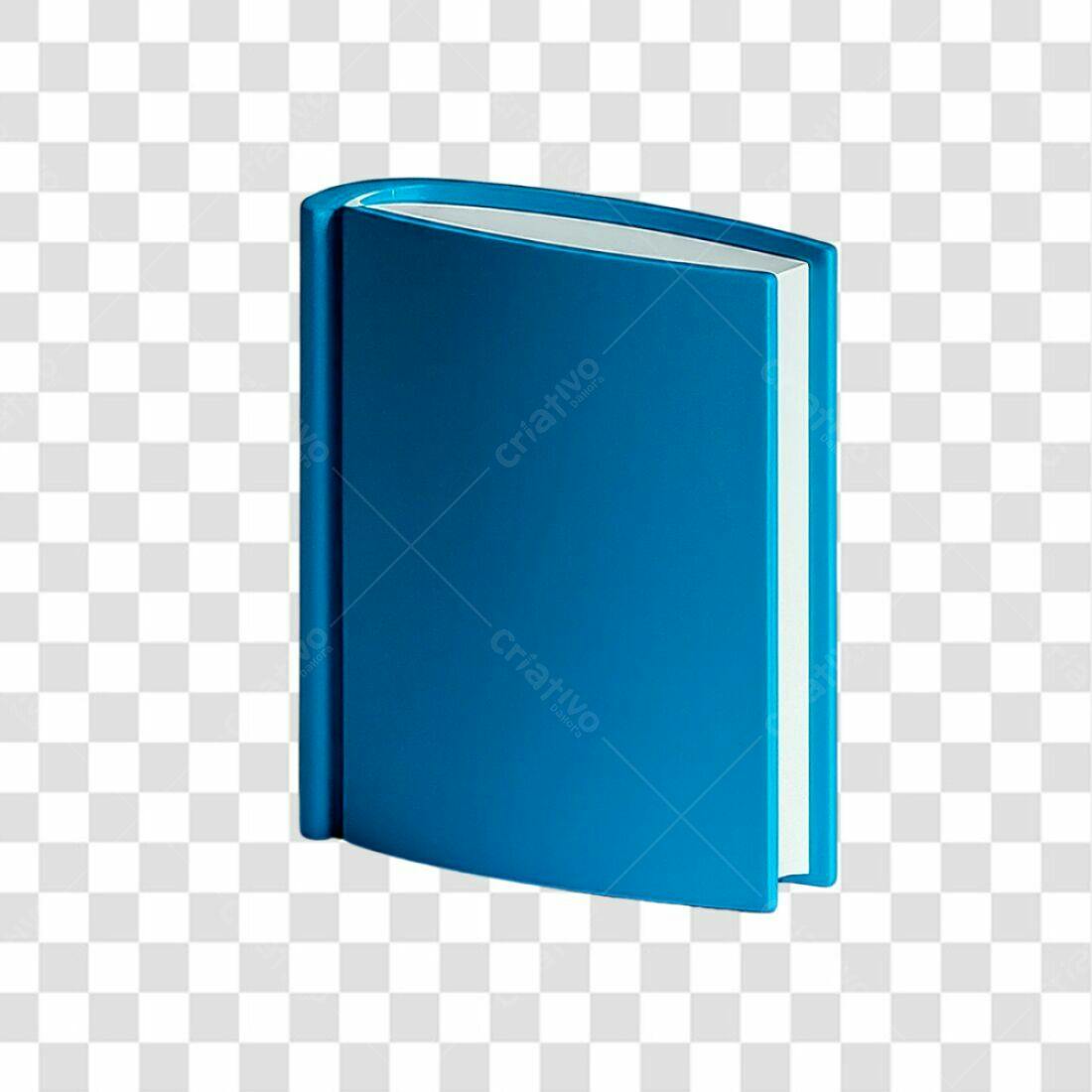 Icone Livro Azul PNG com fundo transparente