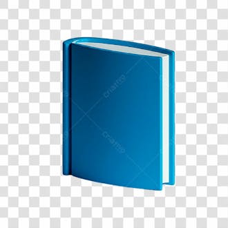 Baixe grátis livro 3d azul png sem fundo