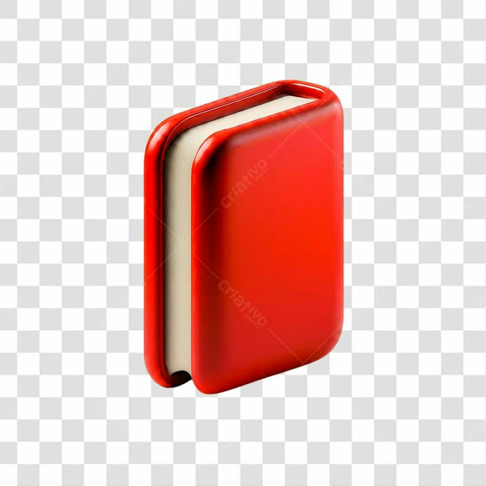 Baixe Grátis Livro 3D Vermelho Png Sem Fundo