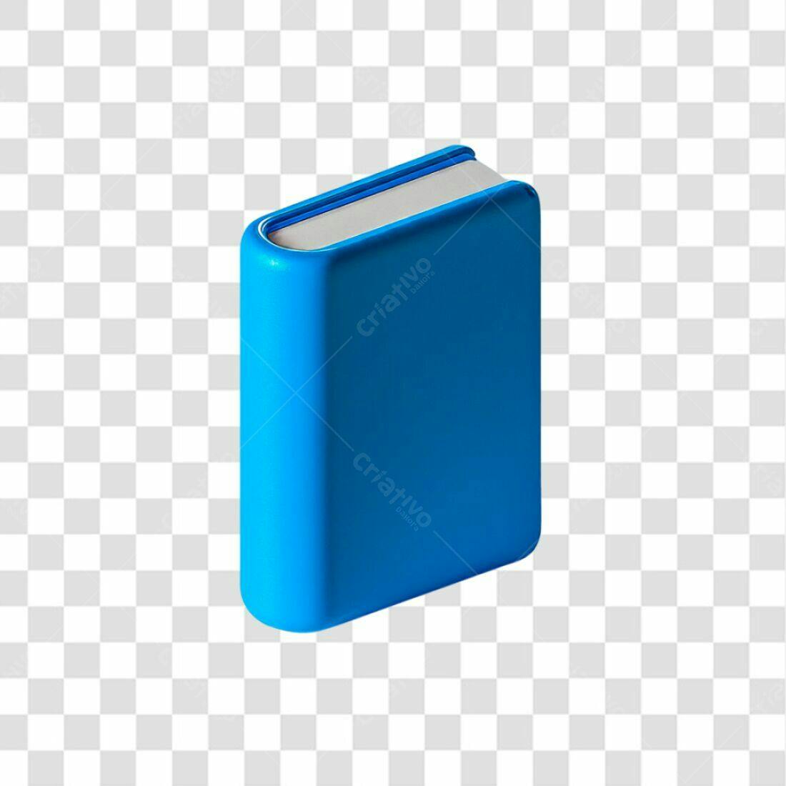 Icone Livro Azul PNG com fundo transparente