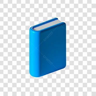 Baixe grátis livro azul png sem fundo 3d