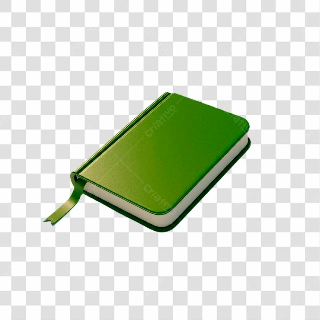 Icone Livro Verde PNG com fundo transparente
