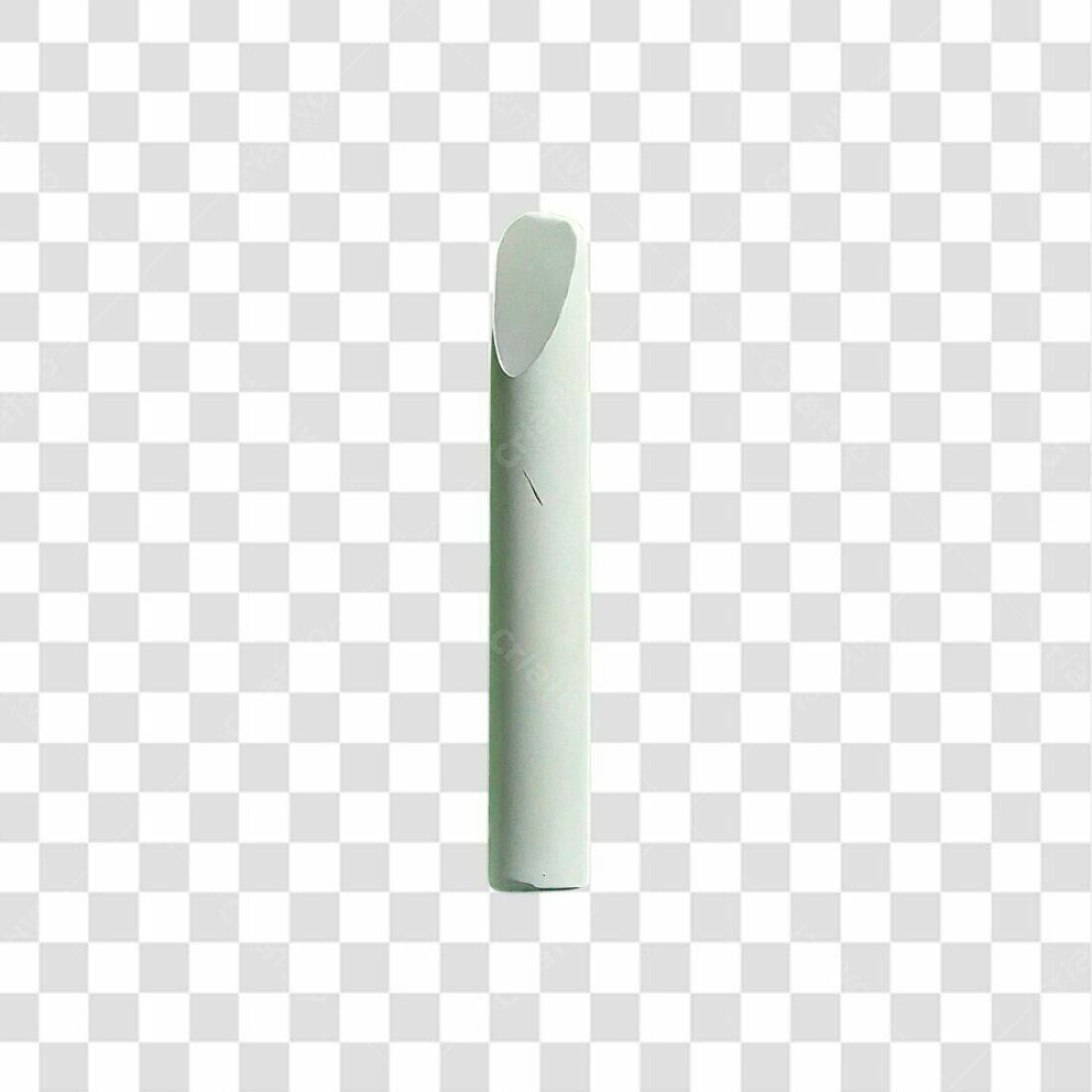 Ícone giz branco PNG com fundo transparente