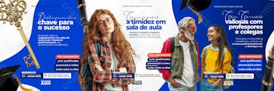 CARROSSEL | VOLTA ÀS AULAS | FACULDADE | ESCOLA | PSD EDITÁVEL