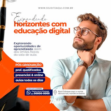 Volta às aulas | faculdade | escola | psd editável