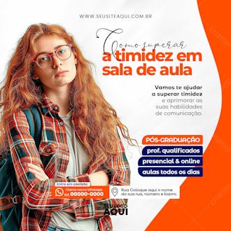 Volta às aulas | faculdade | escola | psd editável