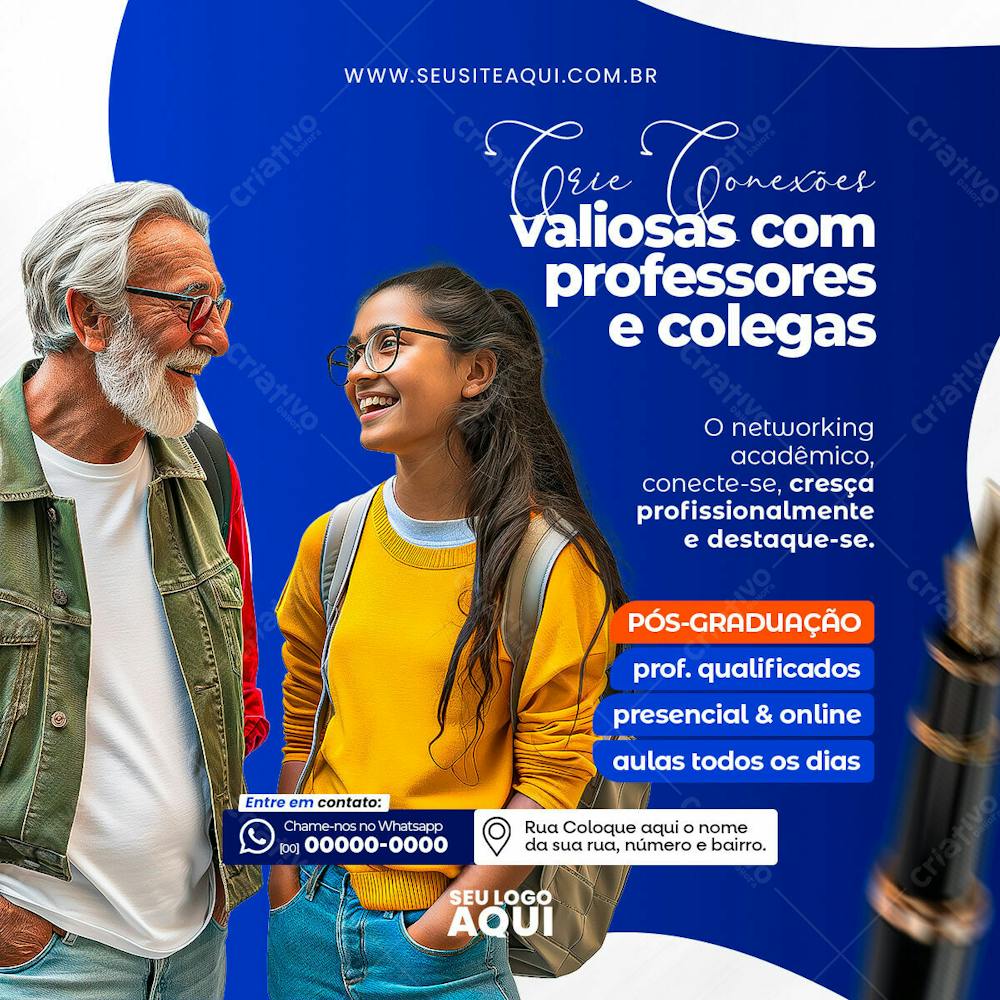  VOLTA ÀS AULAS | FACULDADE | ESCOLA | PSD EDITÁVEL