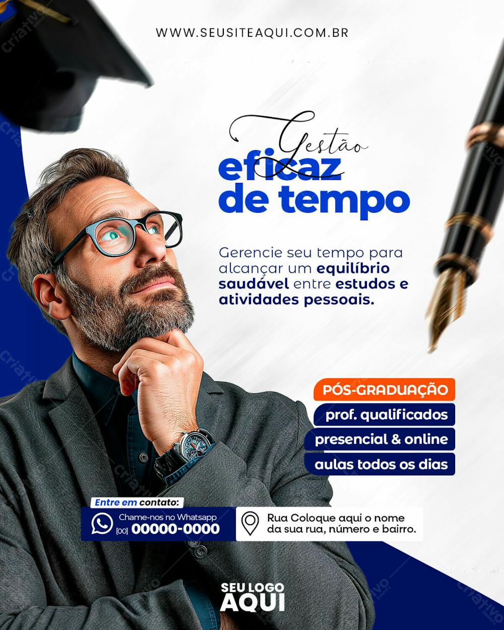 Feed |  Volta Às Aulas | Faculdade | Escola | Psd Editável