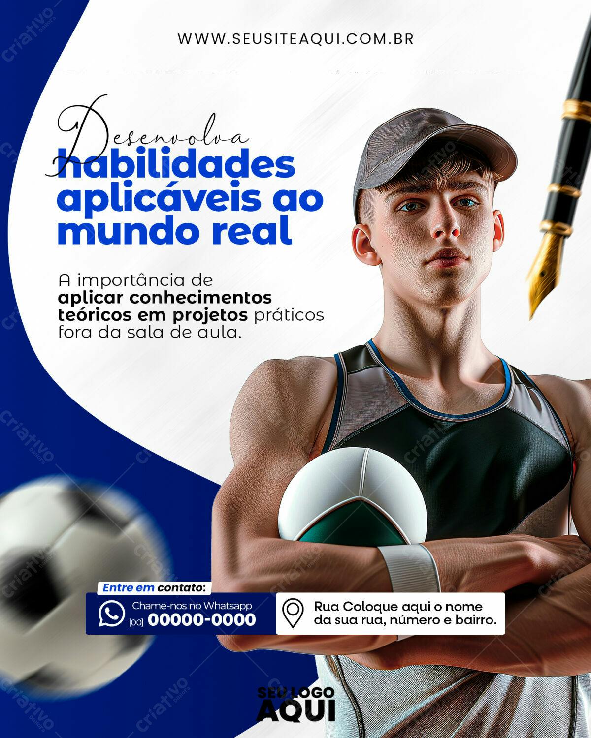 Flyer Treinamento Profissional PSD Editável
