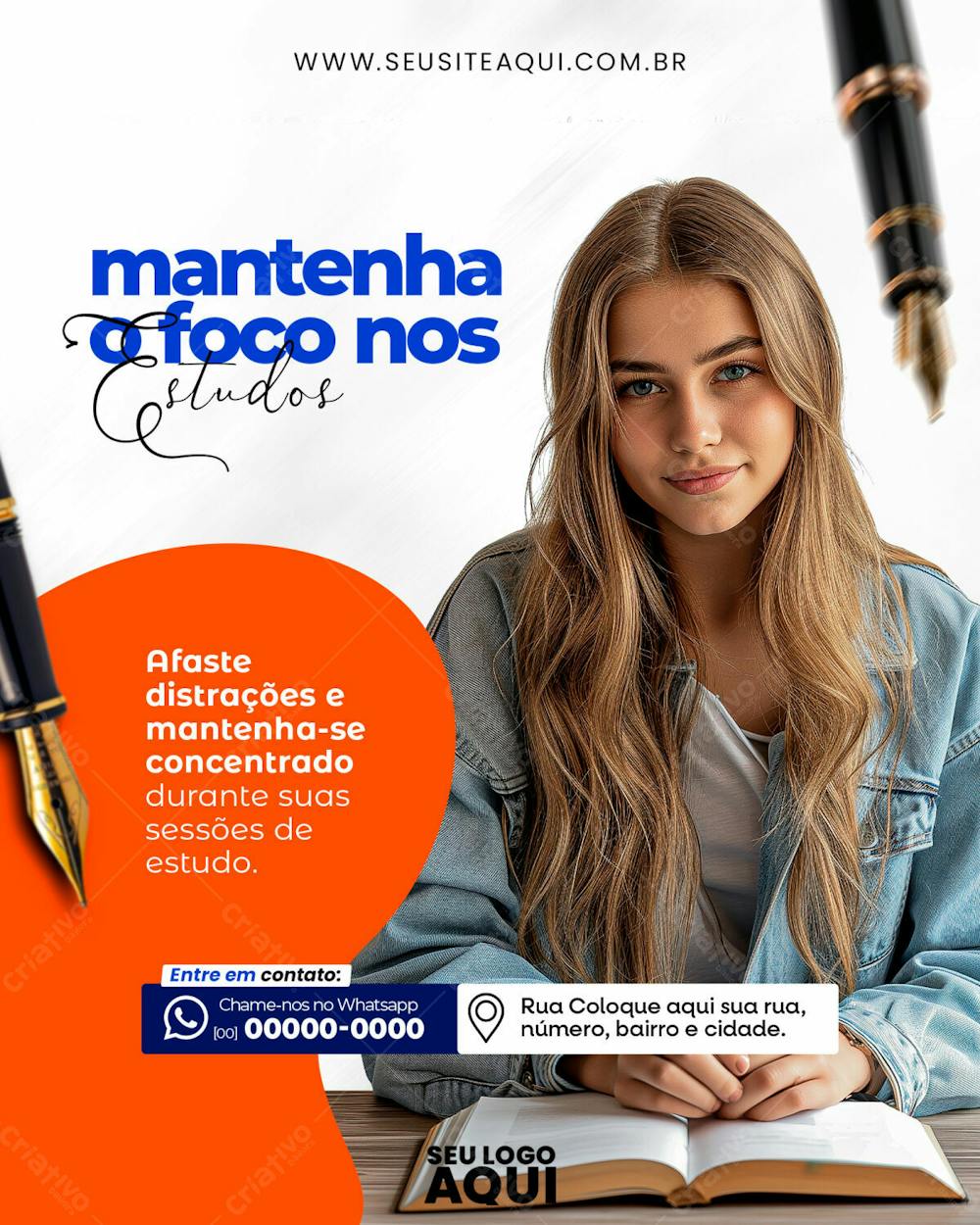 Feed |  Volta Às Aulas | Faculdade | Escola | Psd Editável