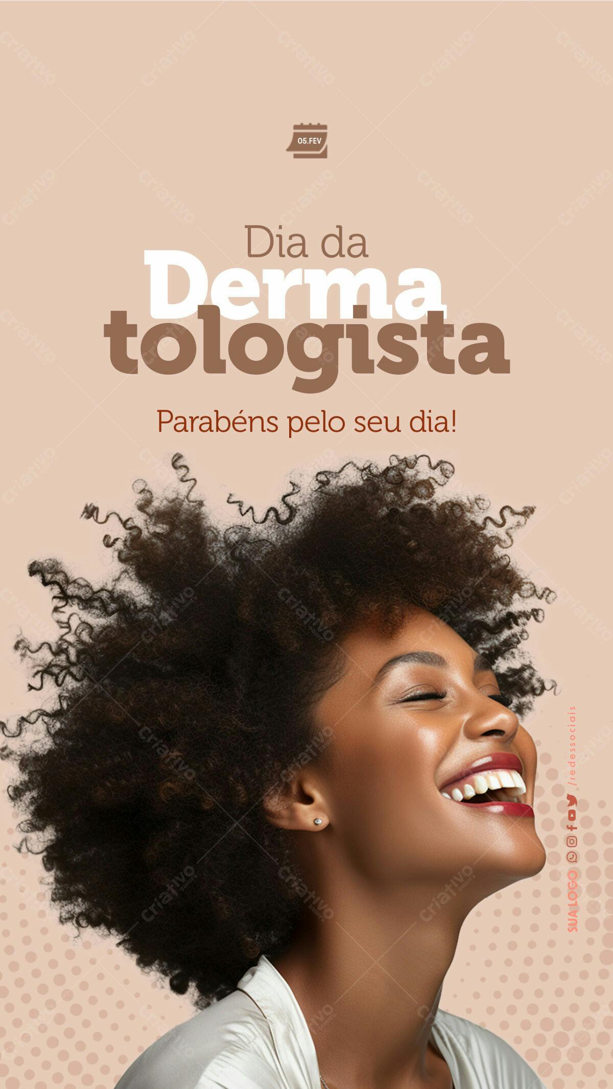 Postagem Dia da Dermatologista PSD Editável