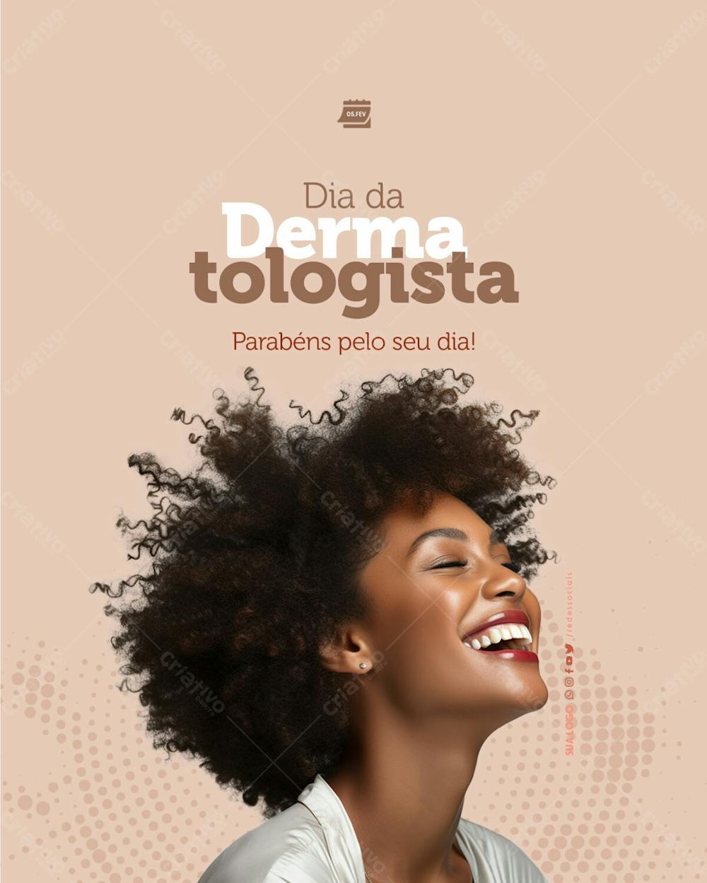 Social Media   Dia Da Dermatologista   Parabéns Pelo Seu Dia