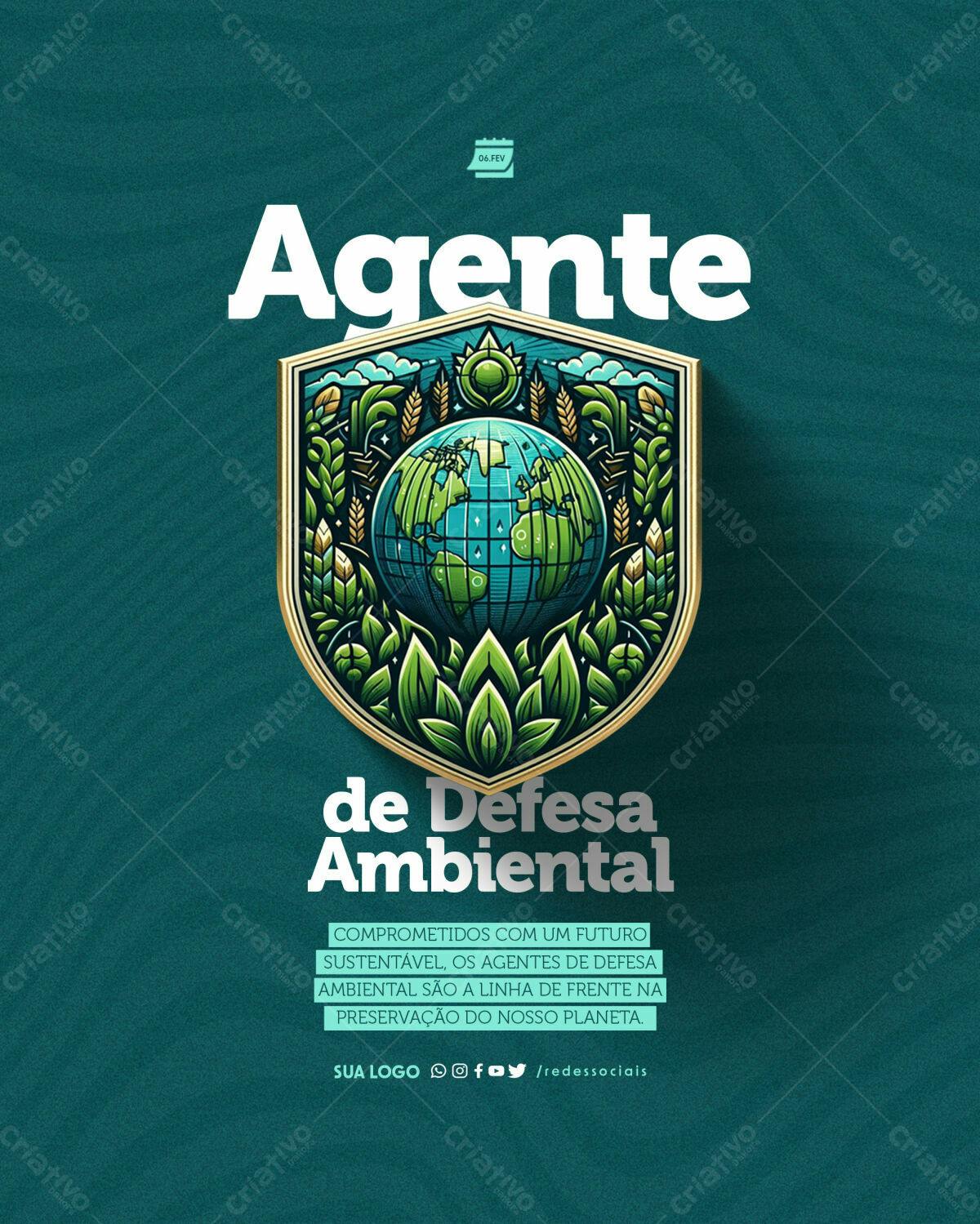 Post para Dia do Meio Ambiente PSD Editável