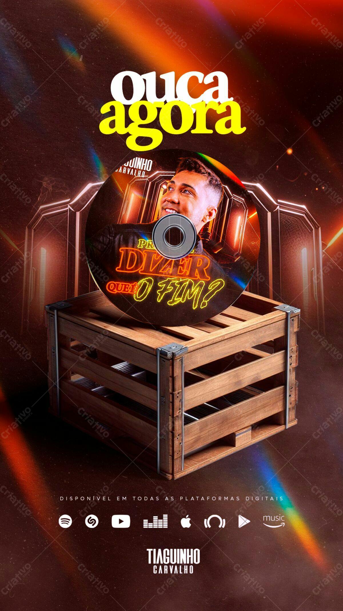 Arte de Capa para CD PSD Editável