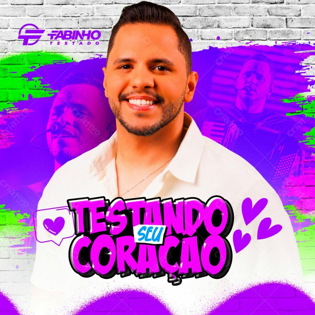 Flyer para Show Tabinho Testado PSD Editável