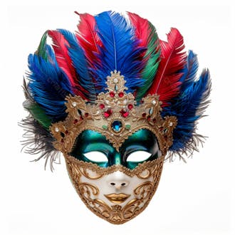 Imagem de uma máscara de carnaval 2