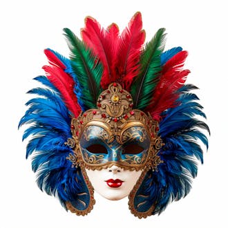 Imagem de uma máscara de carnaval 9