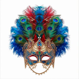 Imagem de uma máscara de carnaval 11