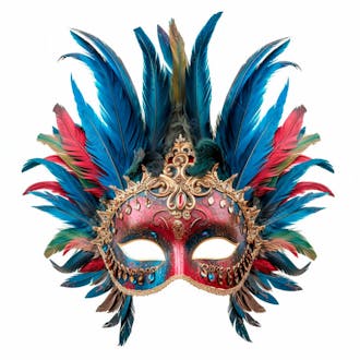 Imagem de uma máscara de carnaval 13