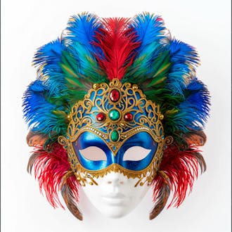 Imagem de uma máscara de carnaval 14