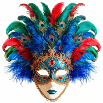 Imagem de uma máscara de carnaval 17