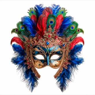 Imagem de uma máscara de carnaval 19