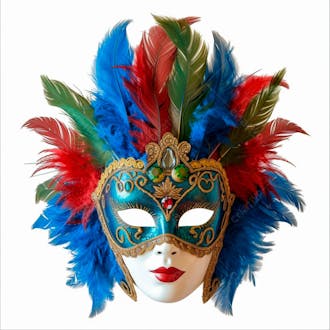 Imagem de uma máscara de carnaval 20