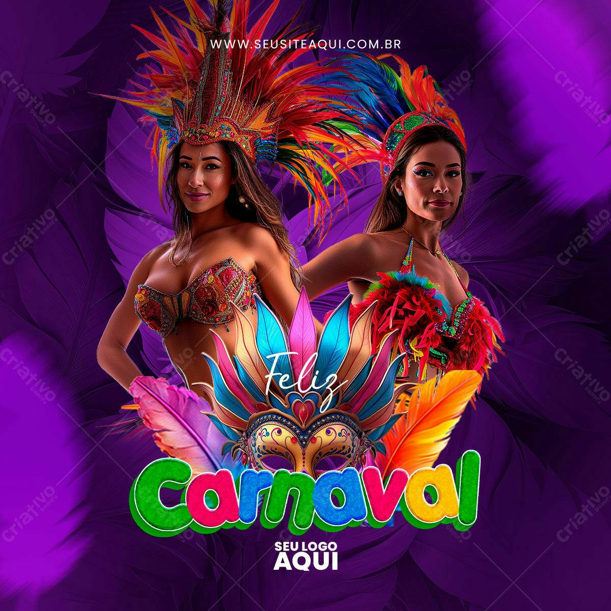 Flyer Carnaval PSD Editável