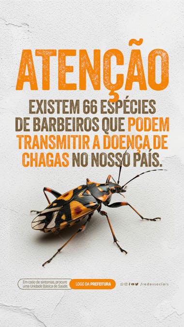 Story doença de chagas existem 66 espécies de barbeiros