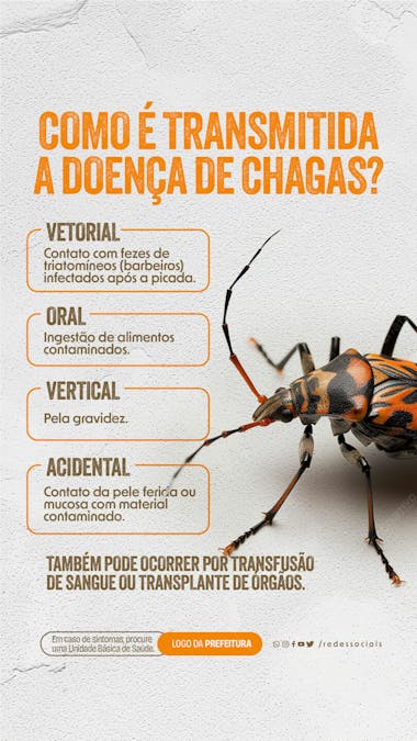 Story doença de chagas como é transmitida