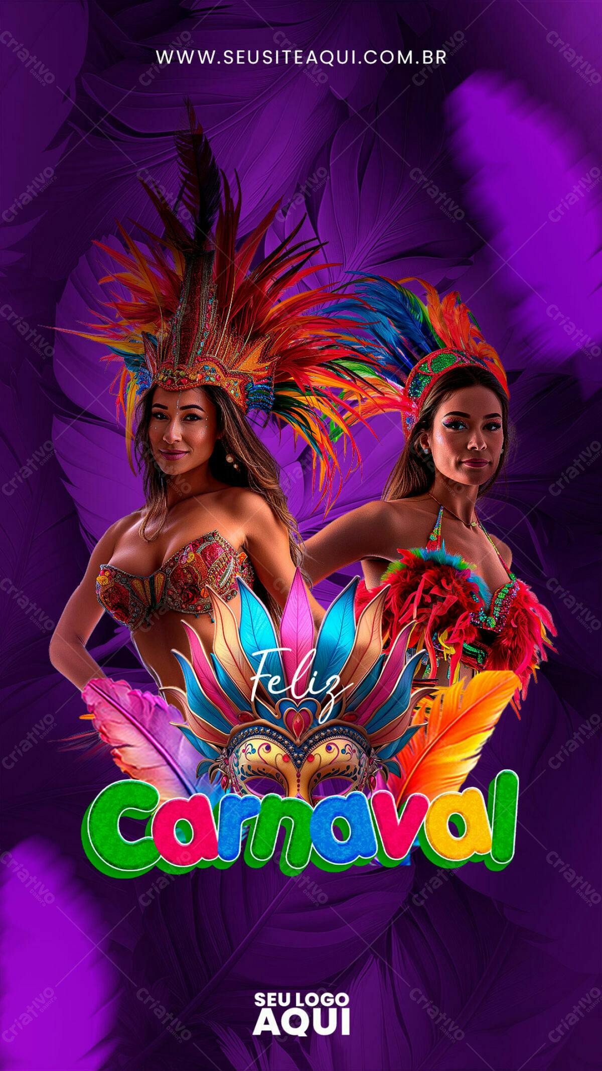 Flyer Carnaval PSD Editável