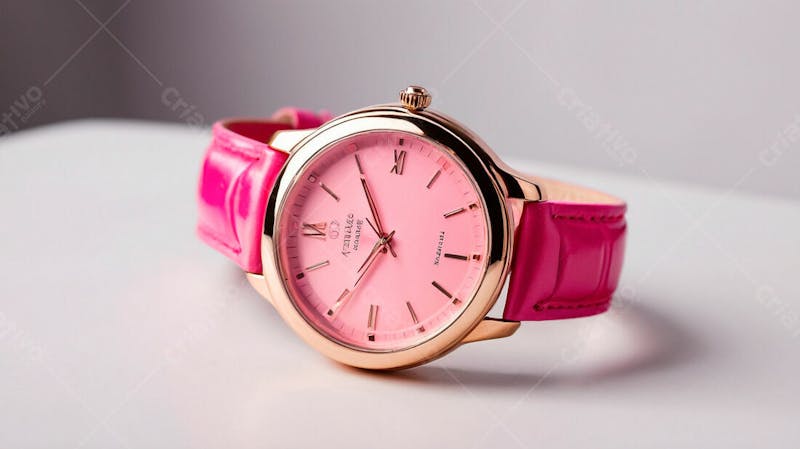 Imagem grátis de um relógio feminino rosa