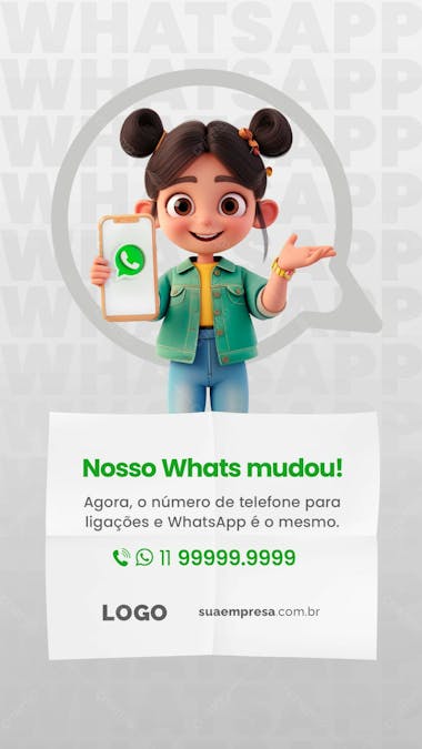 Atenção para nosso whatsapp mudou